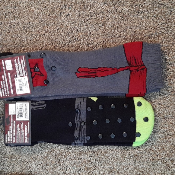 BOY'S TONY GRIPPER SOCKS 2 PACKS - Picture 2 of 3